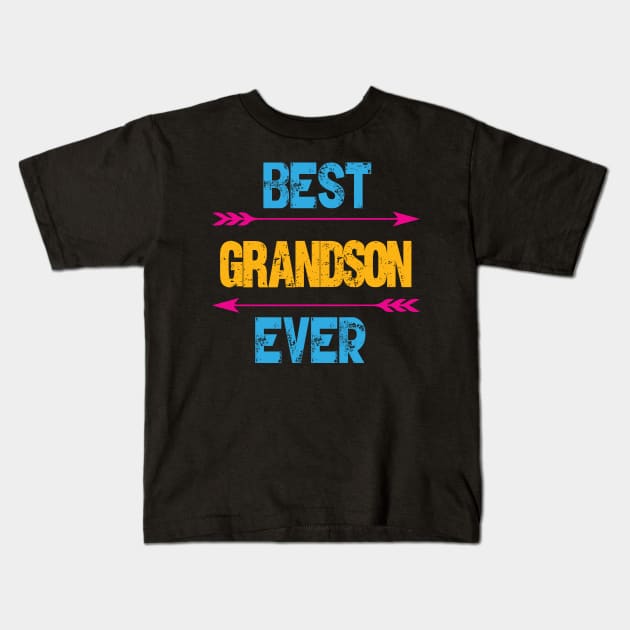 Best Grandson Ever Kids T-Shirt by Gift Designs